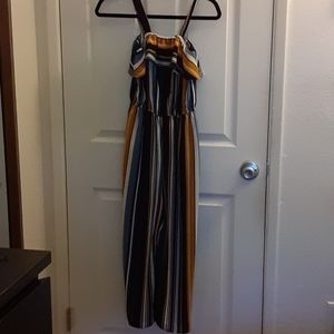 No Boundaries Striped Jumpsuit